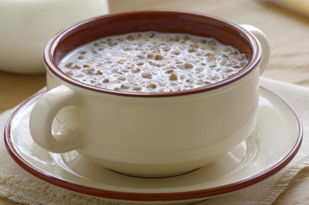 Alforfón con kéfir para una dieta de 3 días.
