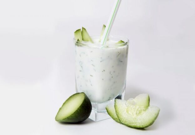 Dieta de pepino y kéfir.